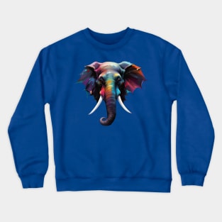 Elephant painter Crewneck Sweatshirt